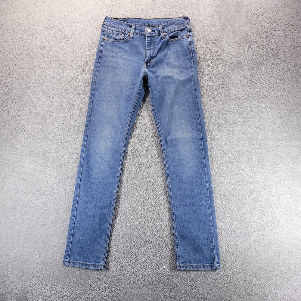 Levis 511 Jeans Mens 30x32 Blue Slim Tapered Medium Wash Stretch Denim Comfort